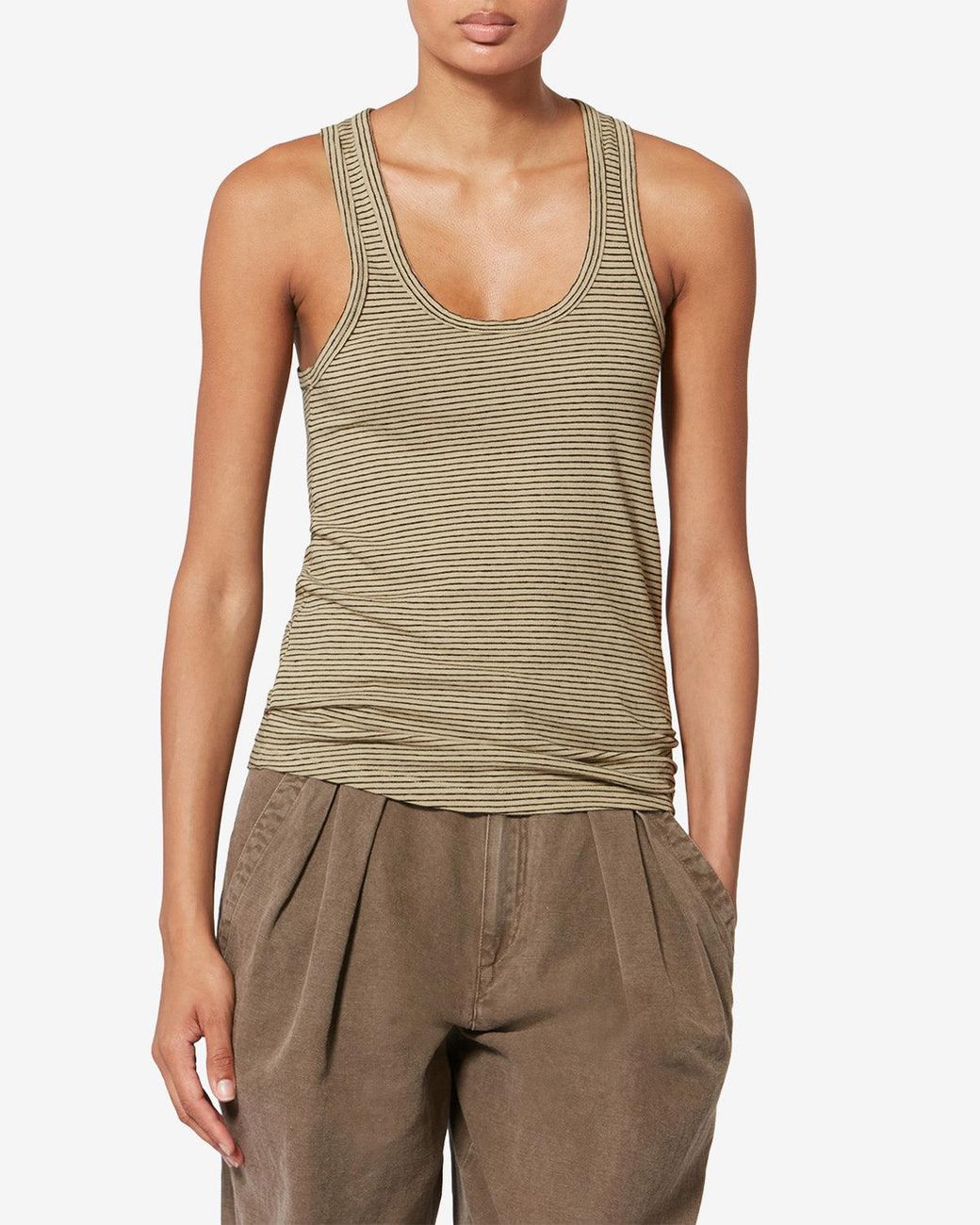 Isabel Marant White Thea Tank Top