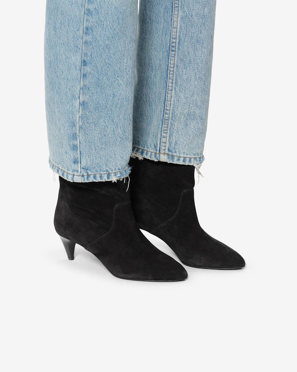 Isabel Marant Black Jiry Ankle Boots