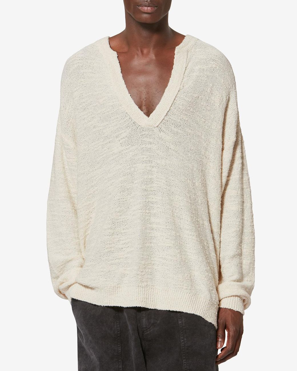 Isabel Marant White Arnold Sweater for men