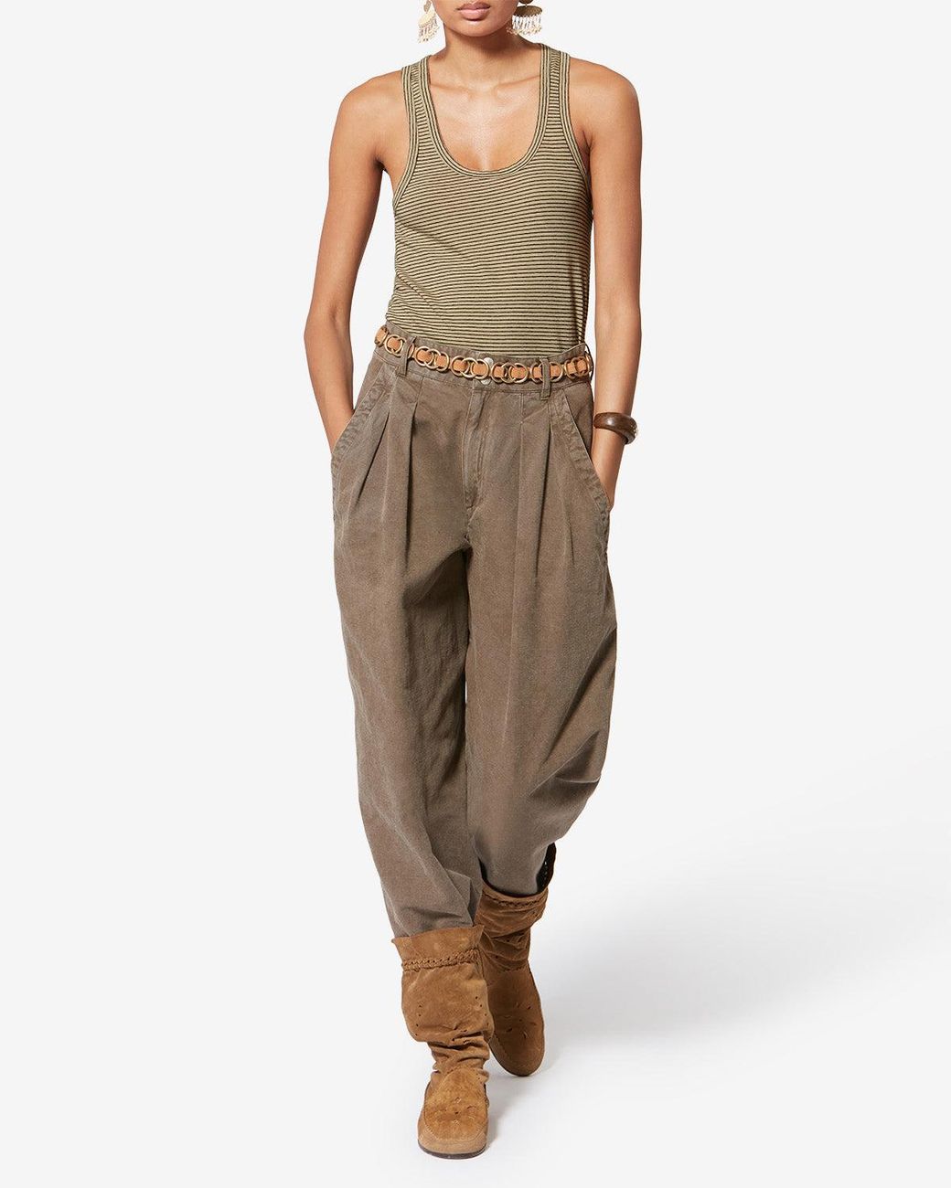 Isabel Marant White Thea Tank Top