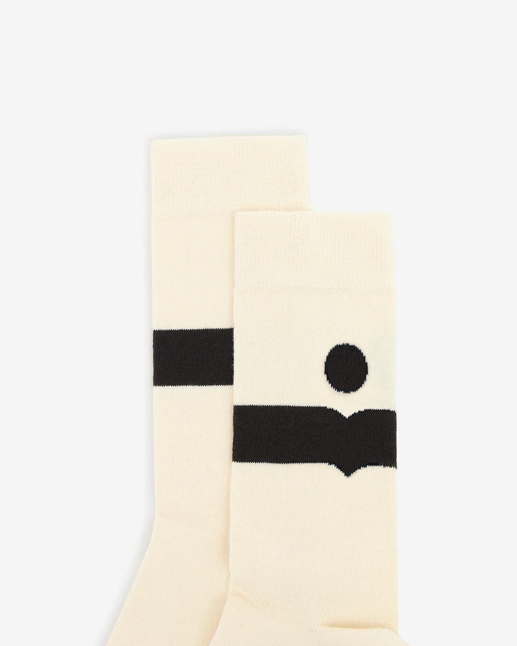 Isabel Marant White Nesson Socks for men