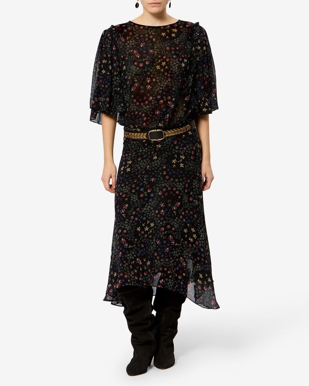 Isabel Marant Black Firda Dress