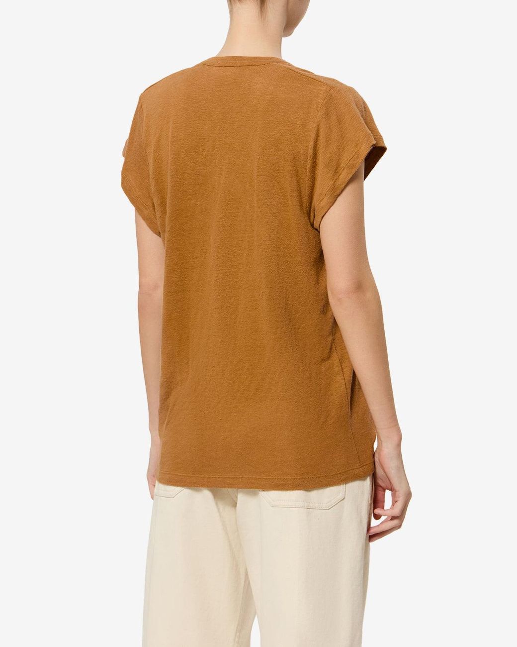 Isabel Marant White Zankou Linen T-Shirt
