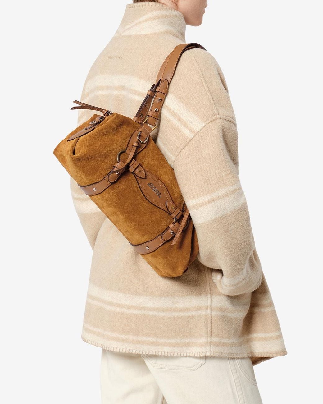 Isabel Marant Brown Tilpa Mini Suede Bag