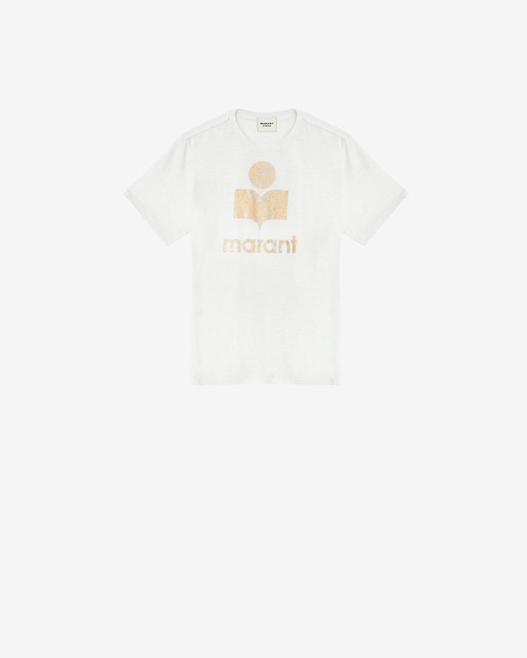 Isabel Marant White Zewel Linen T-Shirt