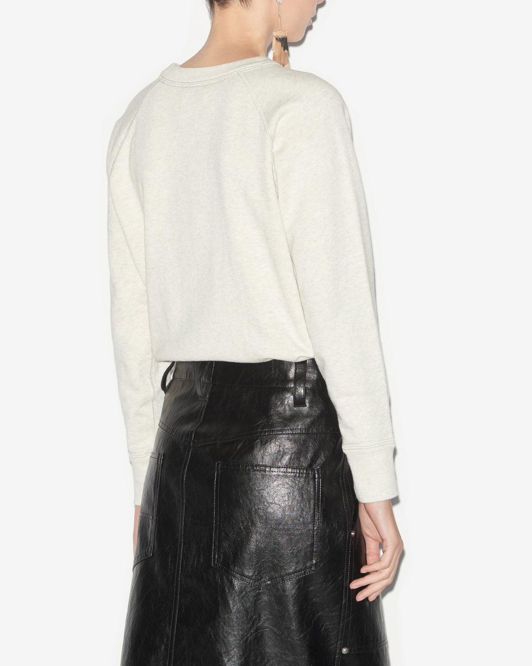 Isabel Marant White Milla Sweatshirt