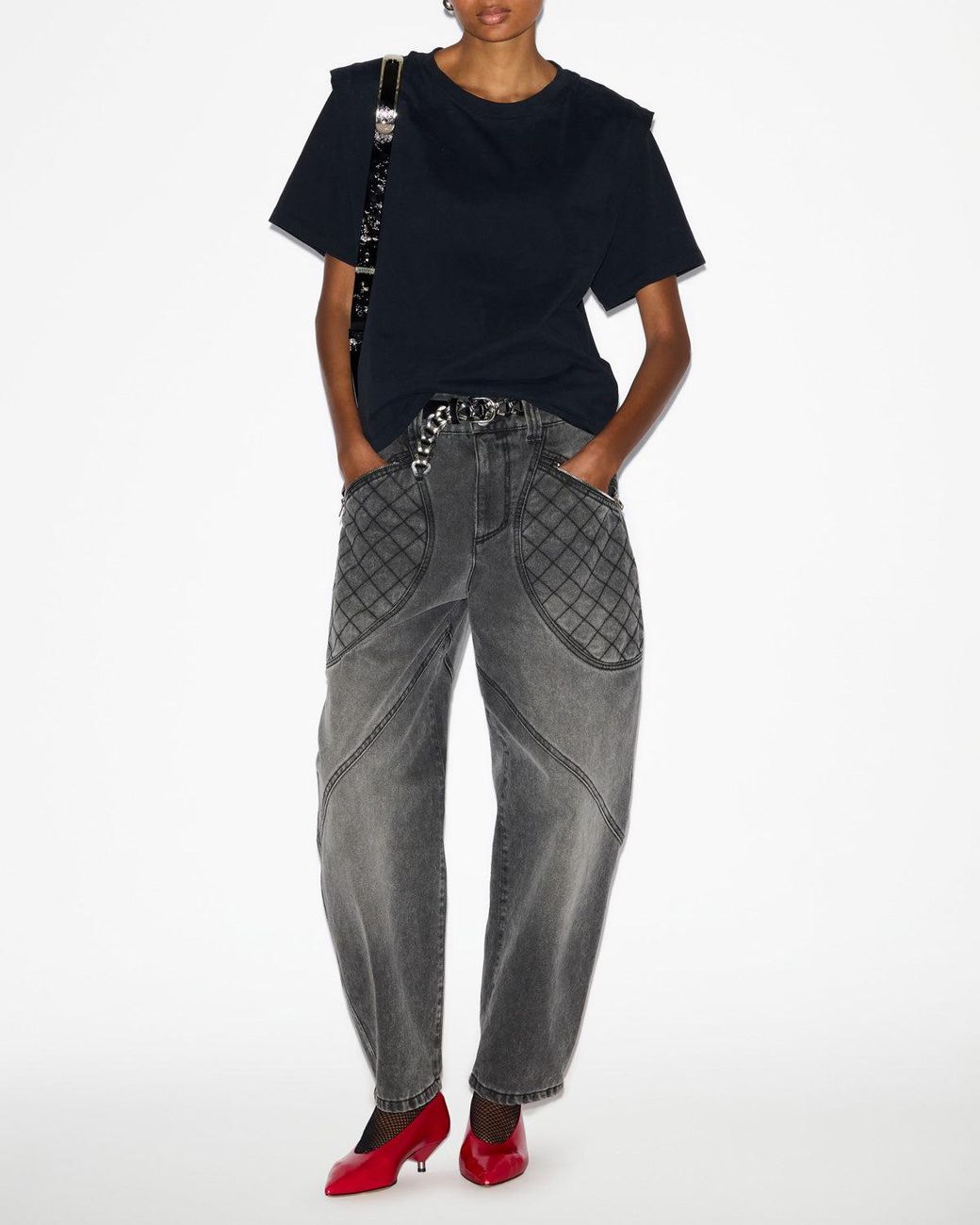 Isabel Marant Black Zelitos T-Shirt