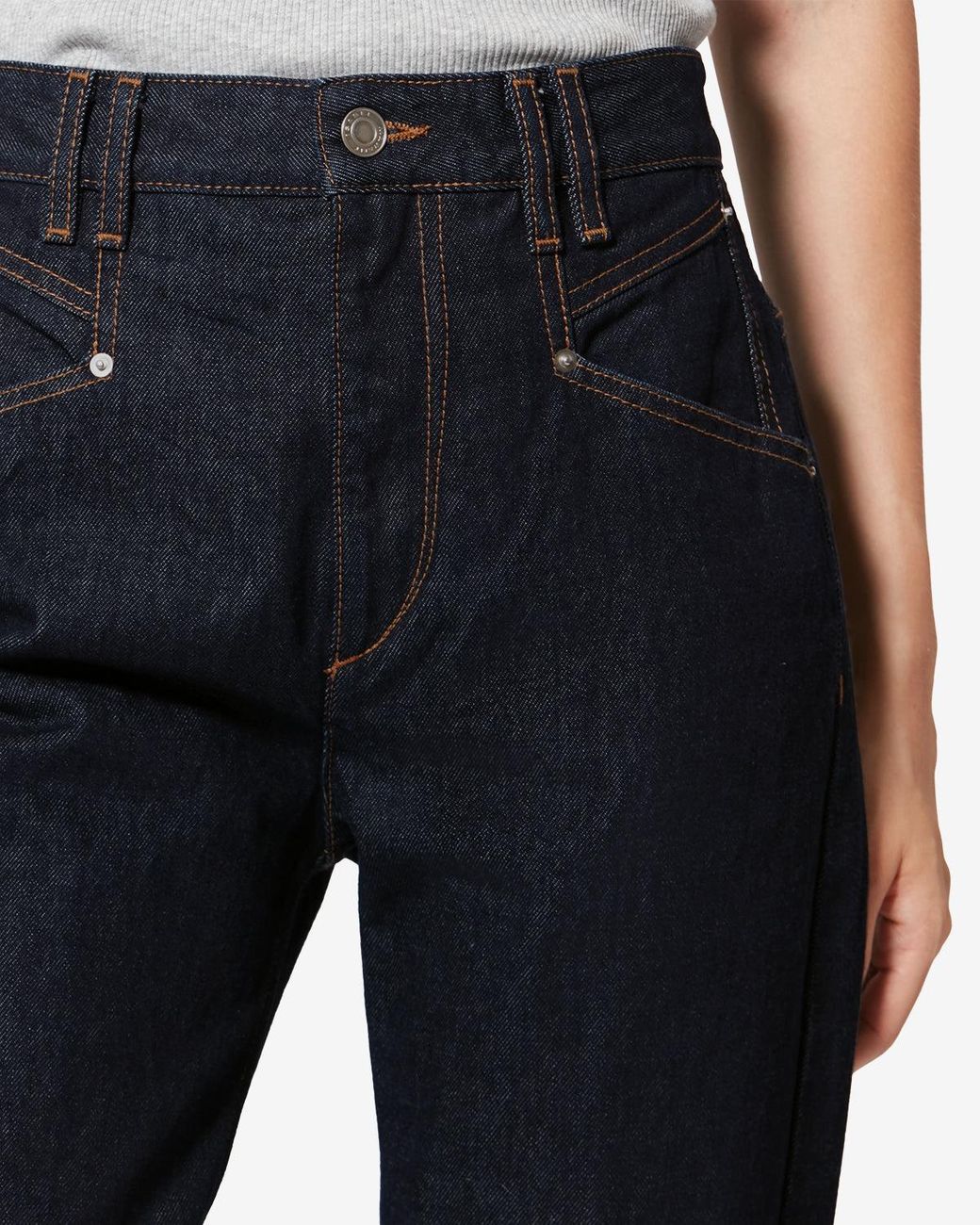 Isabel Marant Blue Belvia Jean