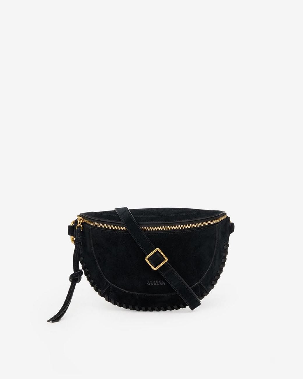 Isabel Marant Black Skano Suede Belt Bag