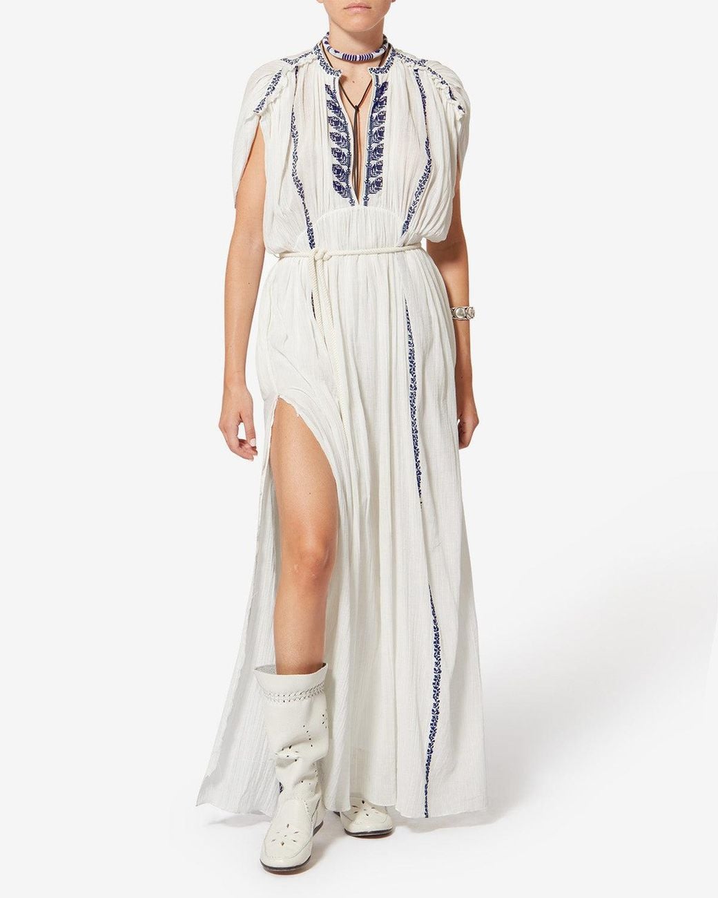 Isabel Marant White Liviane Dress