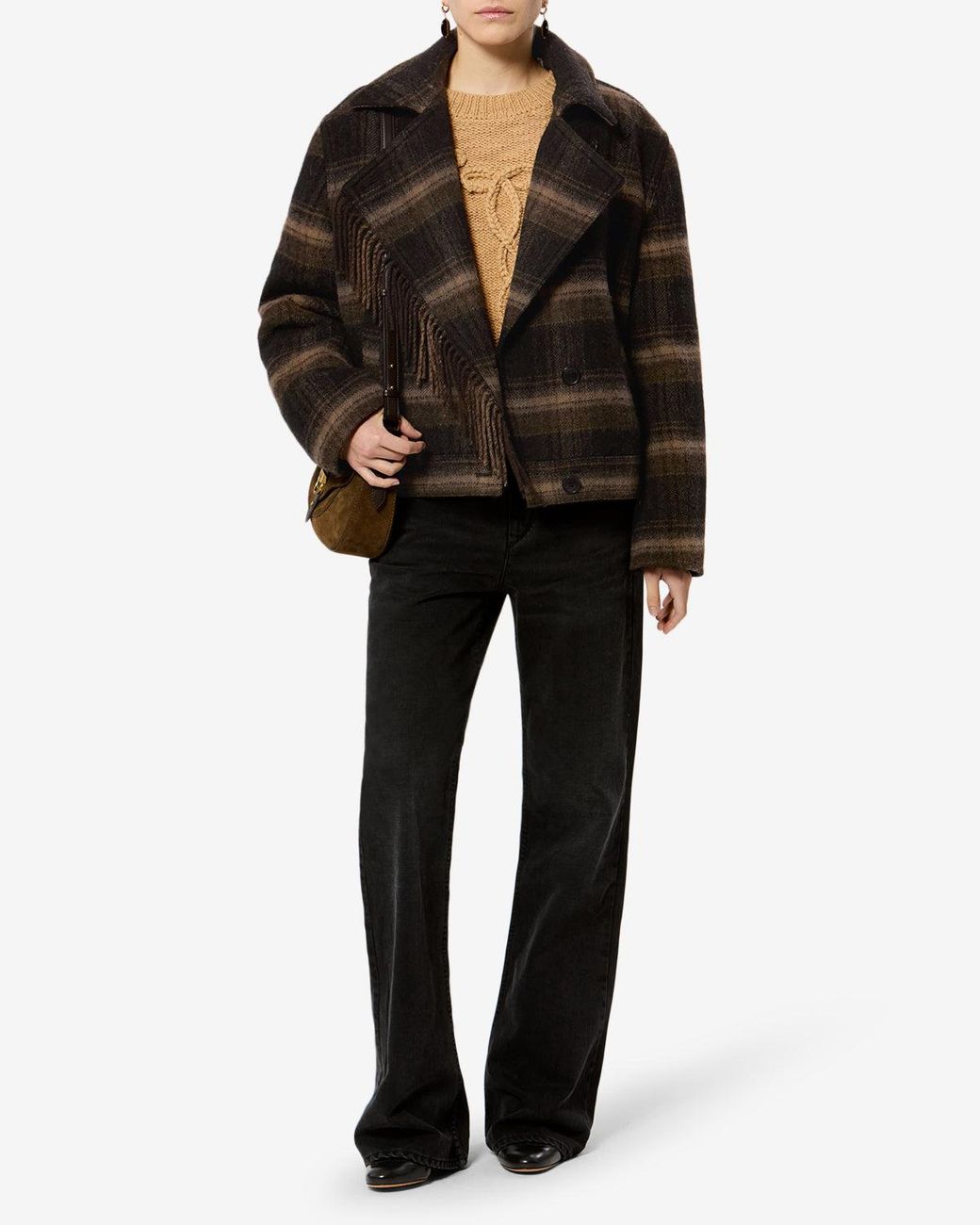 Isabel Marant Black Galeane Wool Coat
