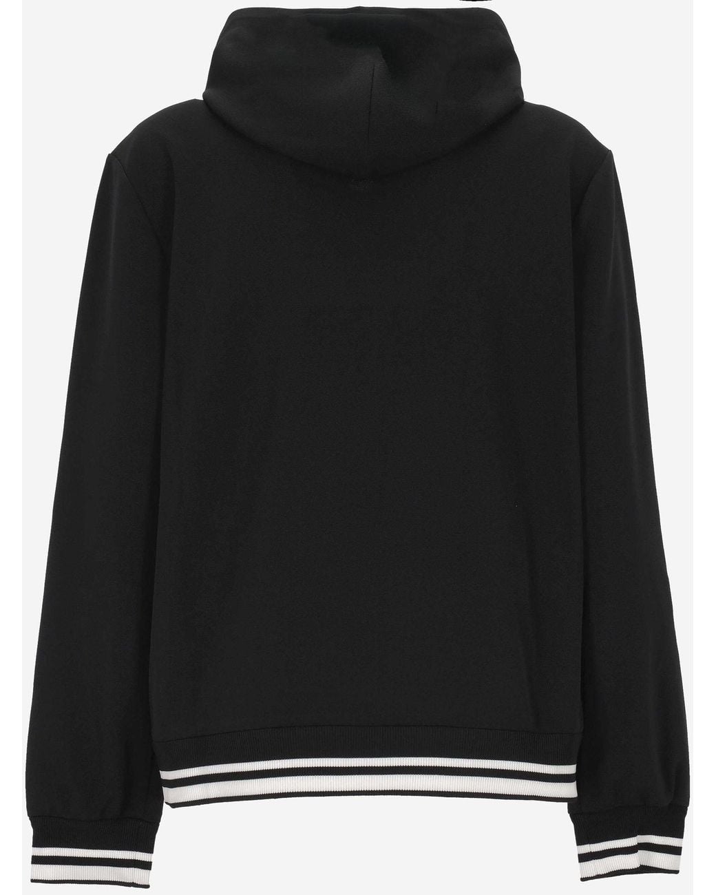 Gucci Black Technical Jersey Sweatshirt Polyester Sweatshirts for men