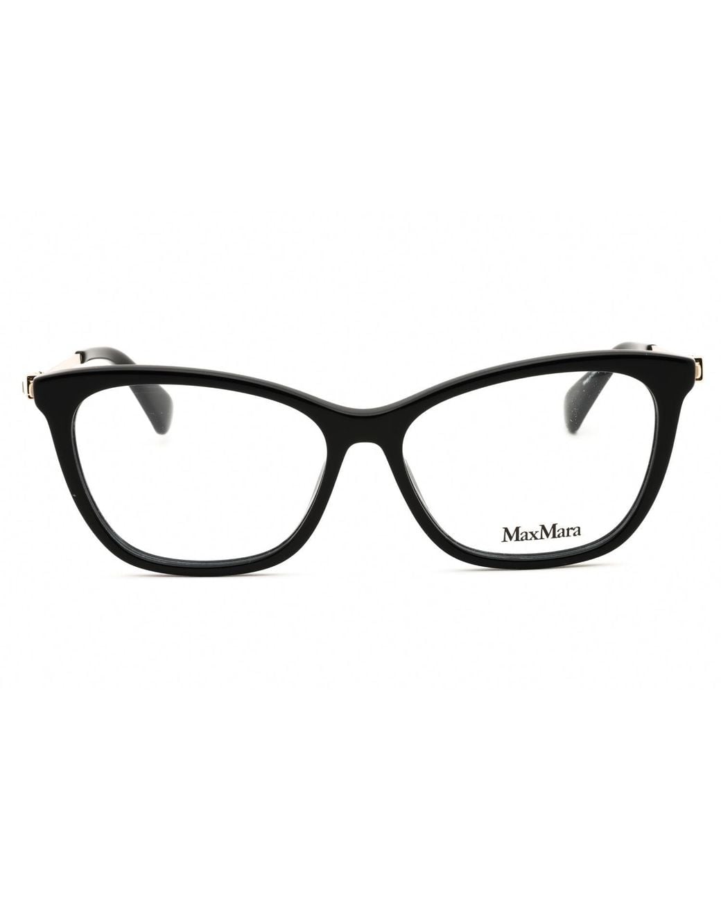 Max Mara Black Max Mara Mm5070 Cat Eye Acetate Eyeglasses