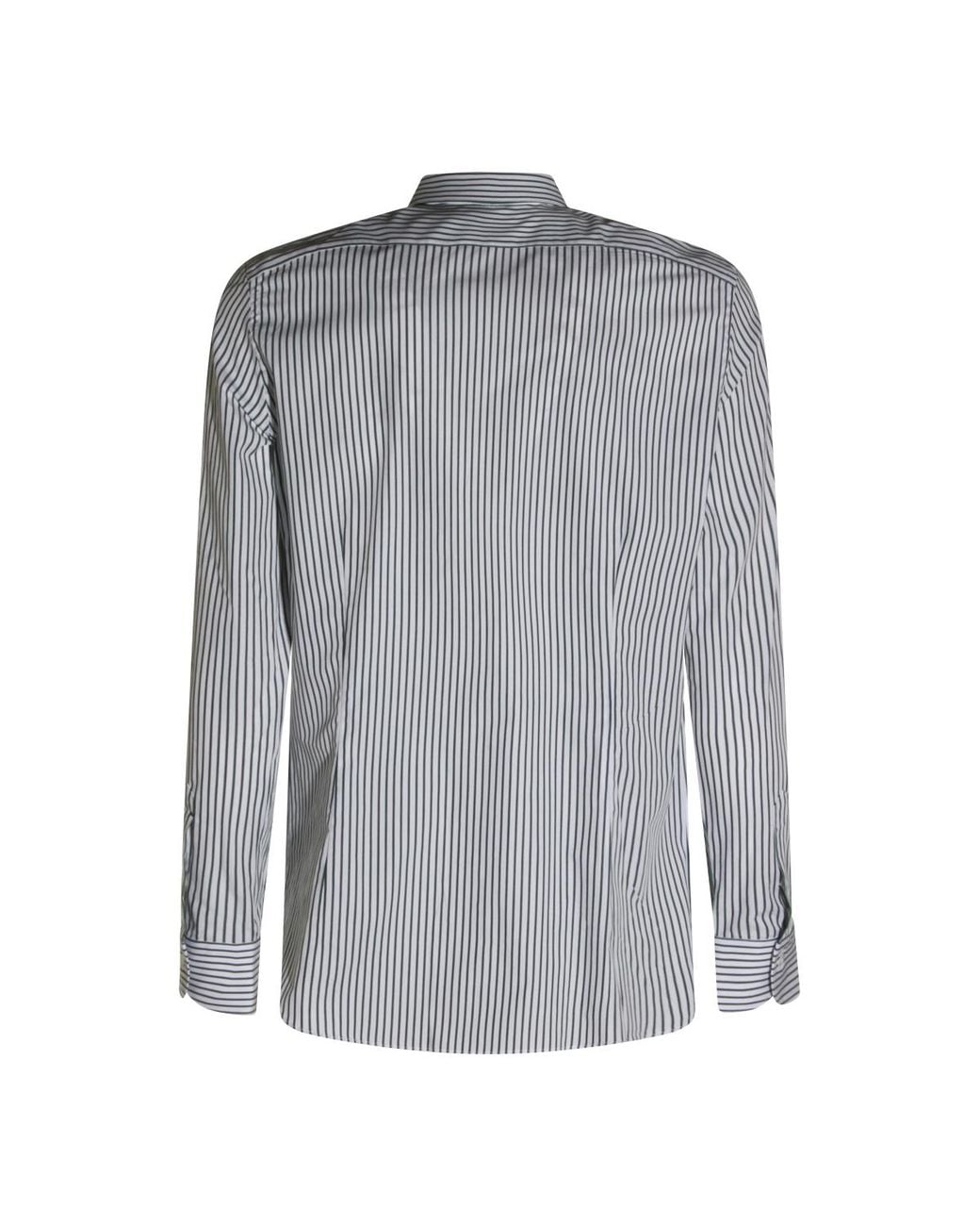 Mazzarelli Gray Shirts _100 Co for men
