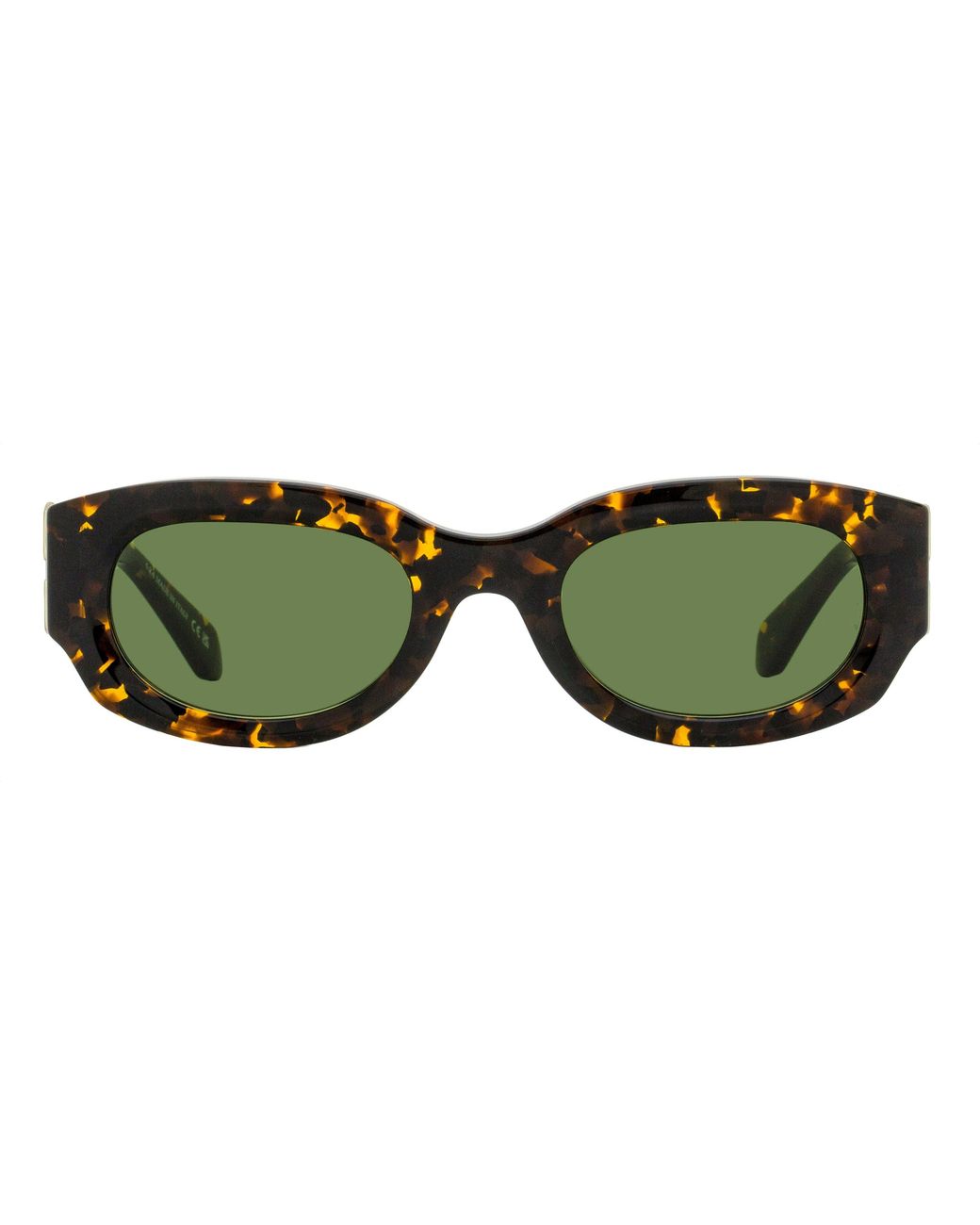 Off-White c/o Virgil Abloh Green Oval Palmer Sunglasses Oeri14E 6055 52Mm Plastic (Acetate)