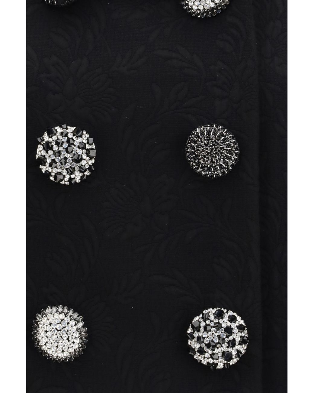 Dries Van Noten Black Cropped Jacket Canvas