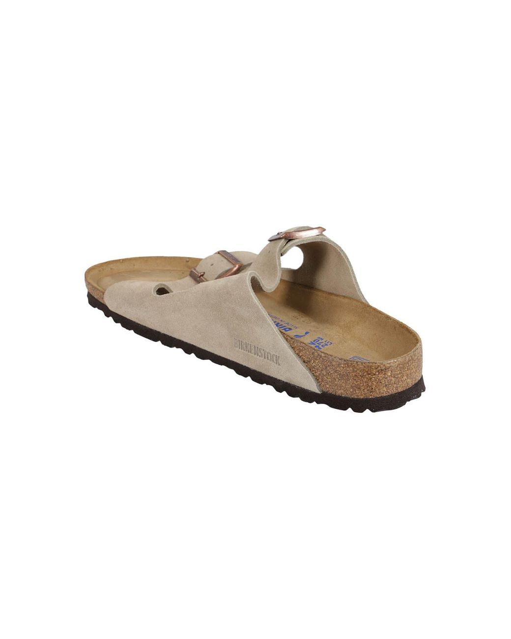 Birkenstock Arizona Suede Leather in Taupe (Gray) for Men | Lyst
