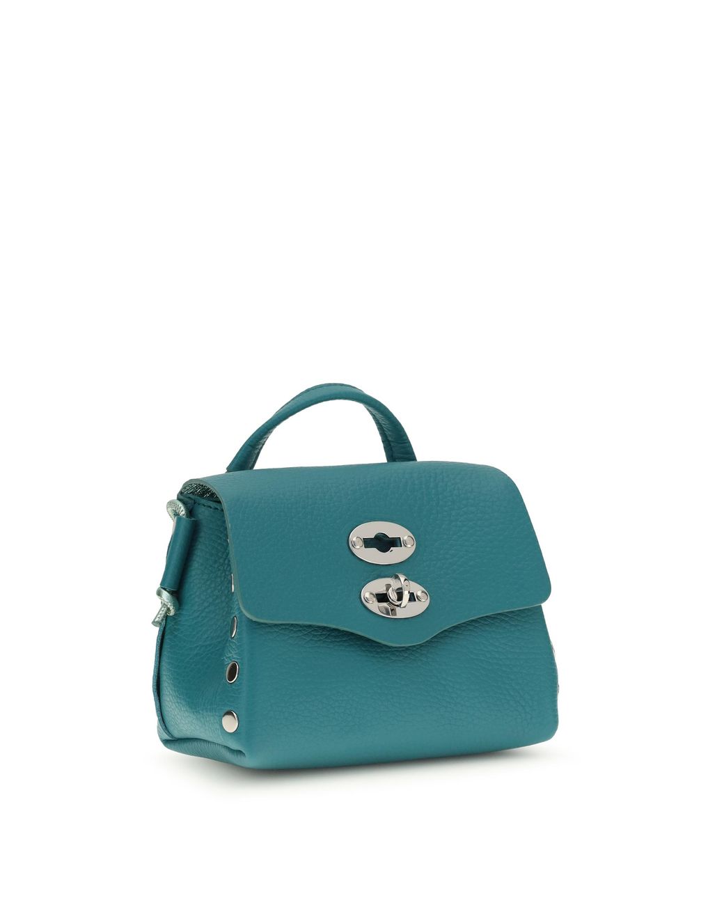 Zanellato Blue Shoulder Bag Postina Calf Leather (Bos Taurus)