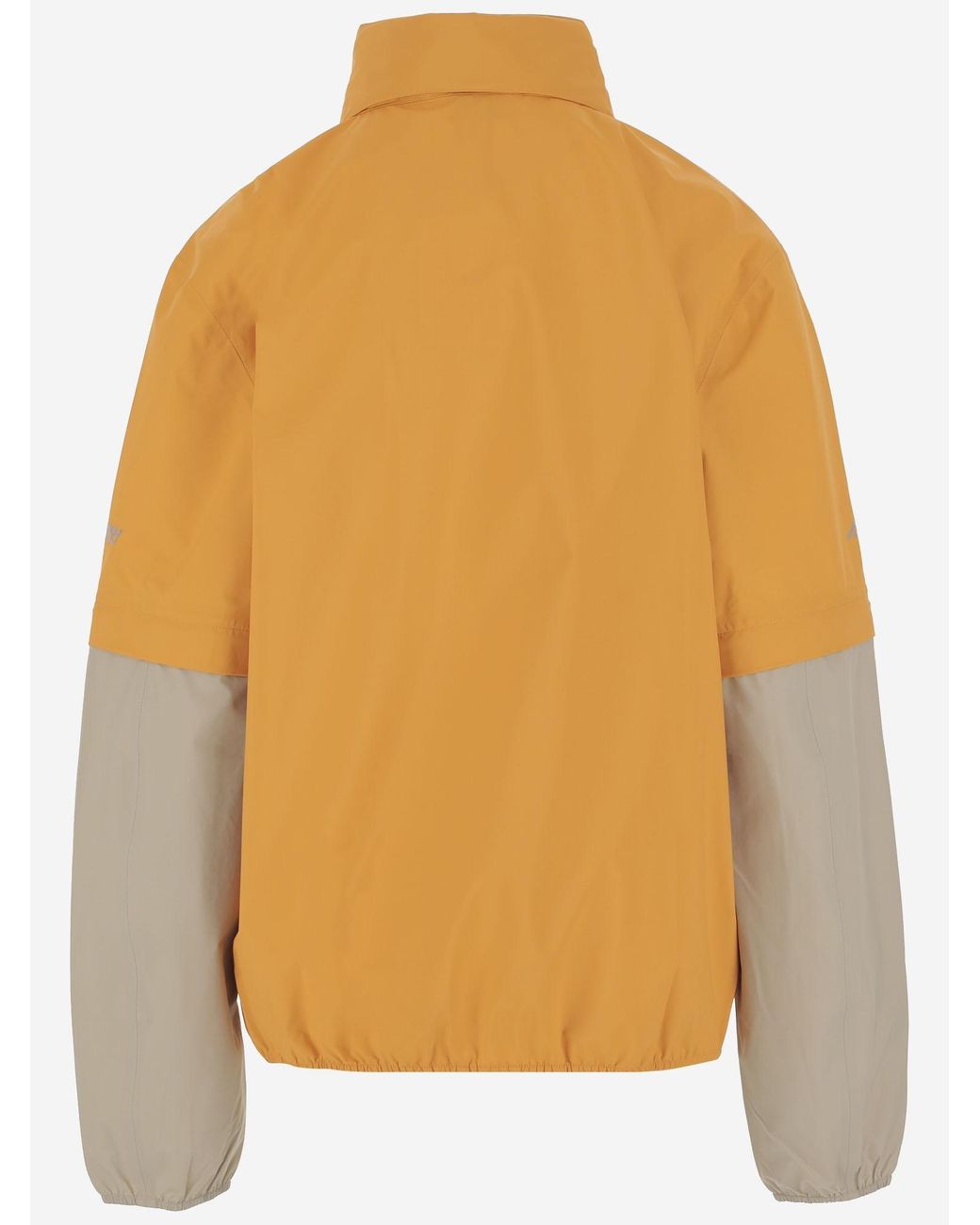 Autry Orange Two-Tone Nylon Jacket Polyamide