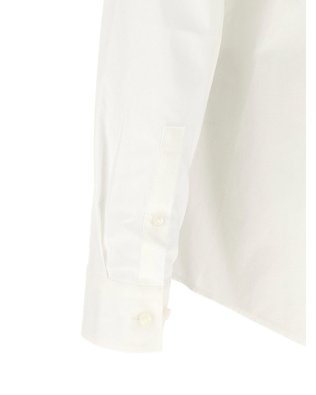 Boss White Stretch Cotton Shirt