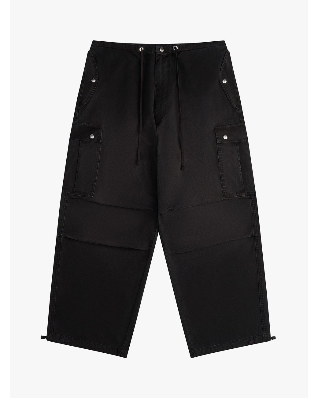Rhude Black Cotton Cargo Pants
