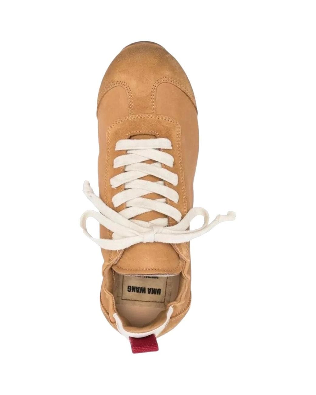 Uma Wang Multicolor Baseball Sneakers Mustard