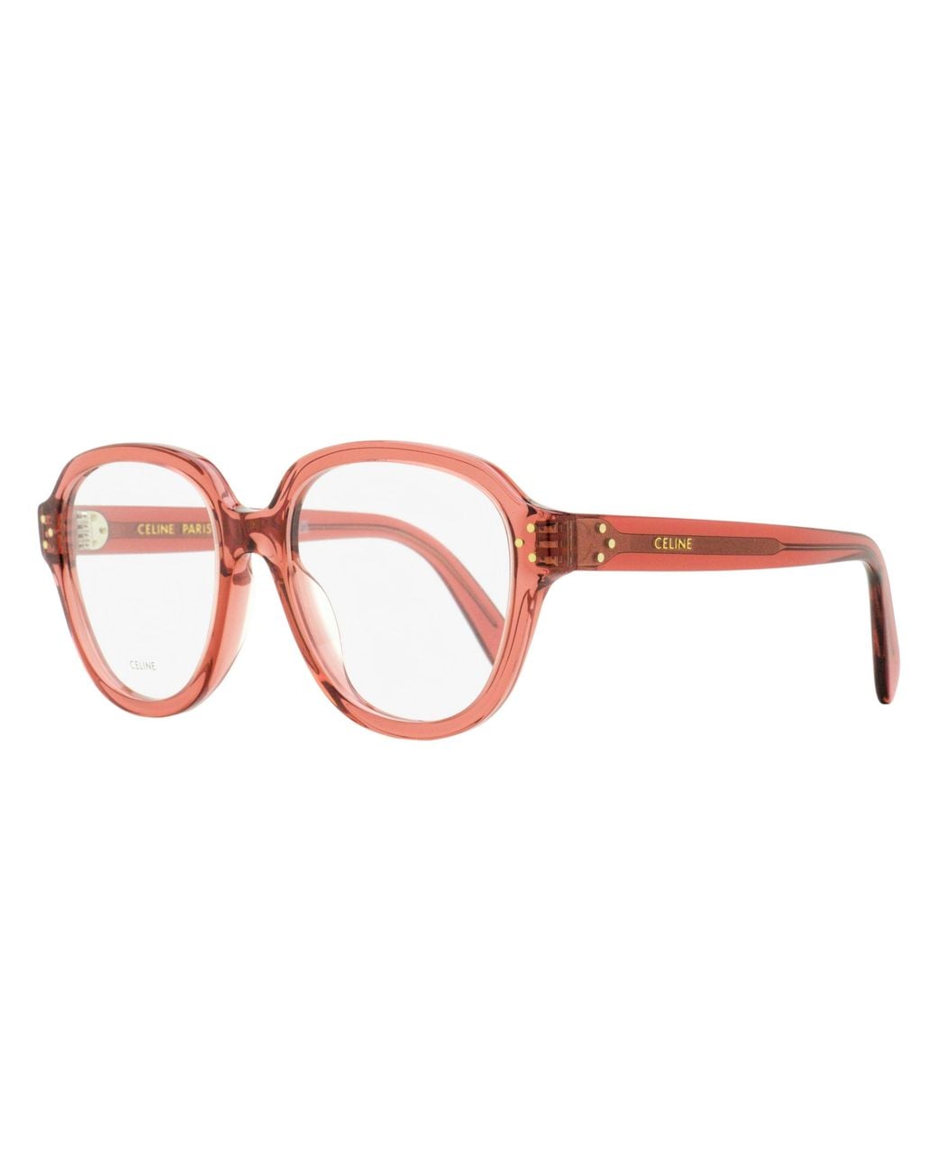 Céline Black Soft Square Eyeglasses Cl50107I 074 54Mm Plastic (Acetate)