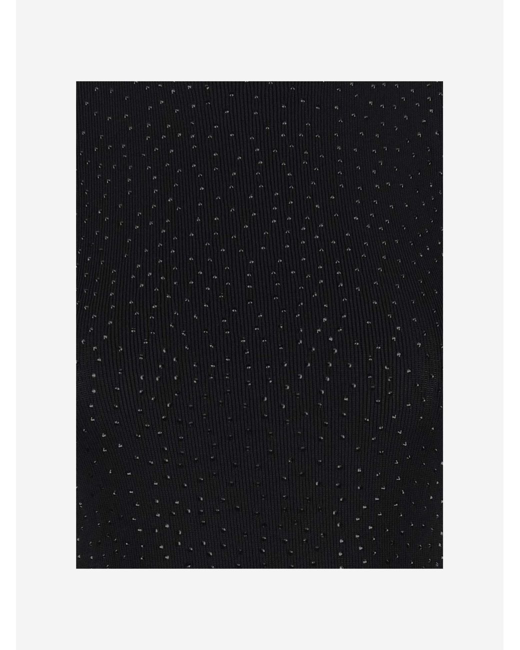 Balenciaga Black Stretch Viscose Dress