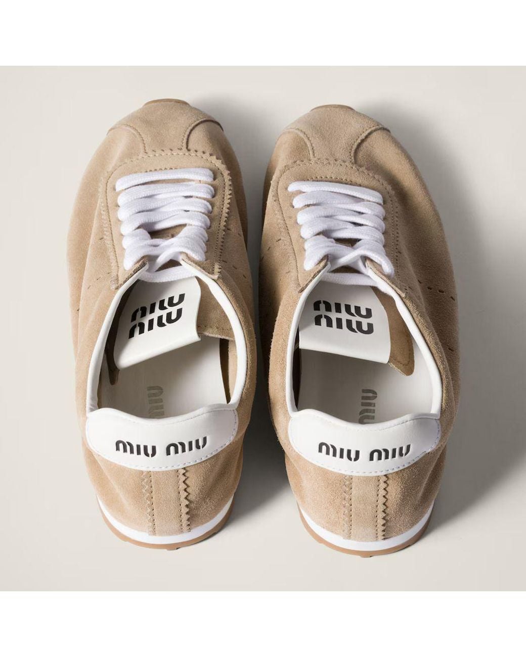 Miu Miu Natural Miu Miu Sneaker