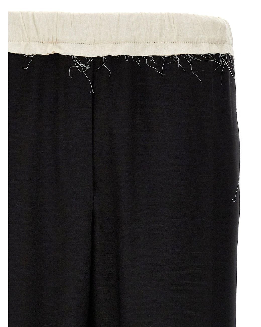 Wales Bonner Black Seine Trousers for men