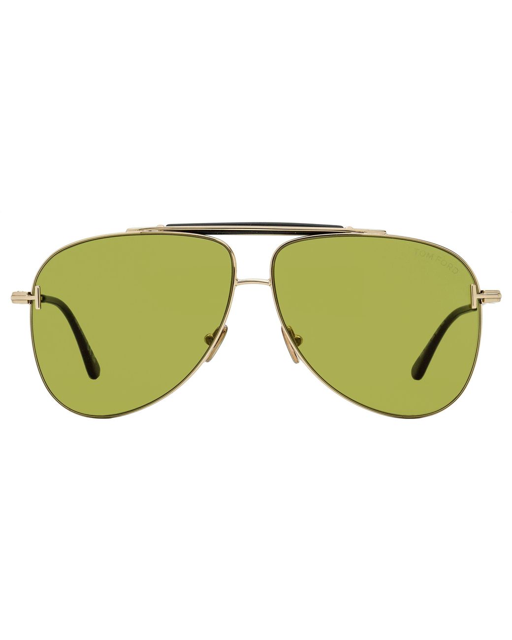 Tom Ford Brady Pilot Sunglasses Tf1018 28n Gold/black 60mm for men