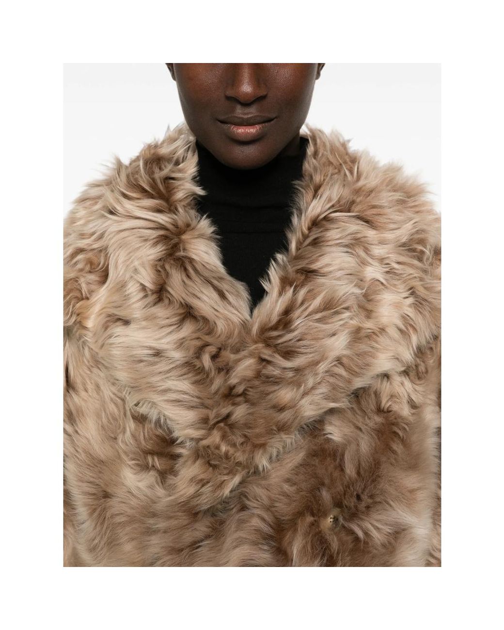 Yves Salomon Brown Neutrals Jackets