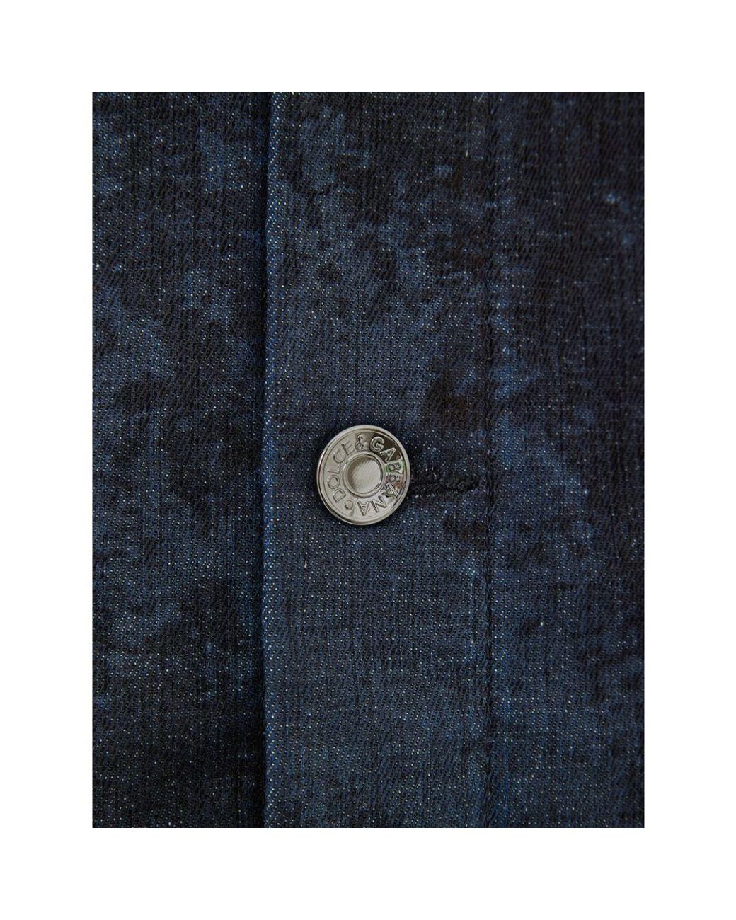 Dolce & Gabbana Blue Denim Jackets for men