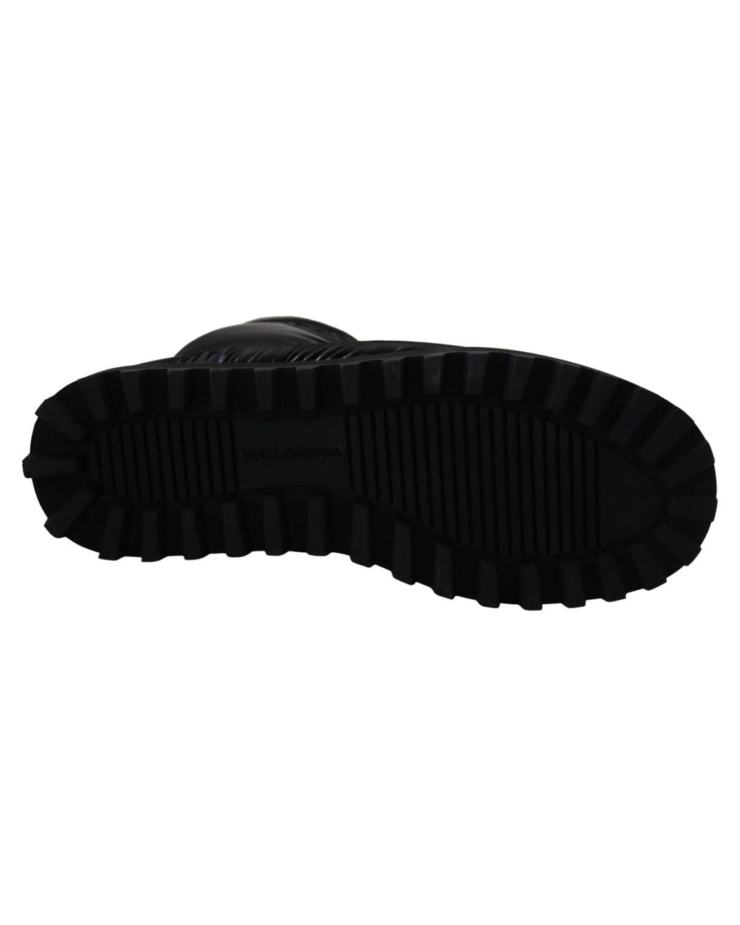 Dolce & Gabbana Black Elegant Mid-Calf Boots for men