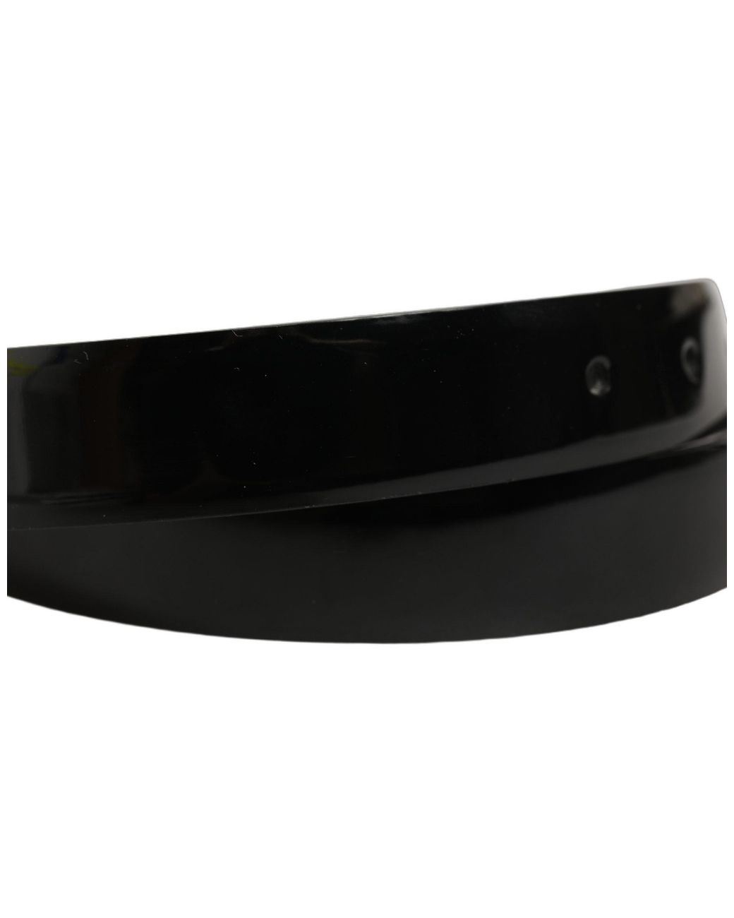 Dolce & Gabbana Black Classic Leather Tone Buckle Belt for men