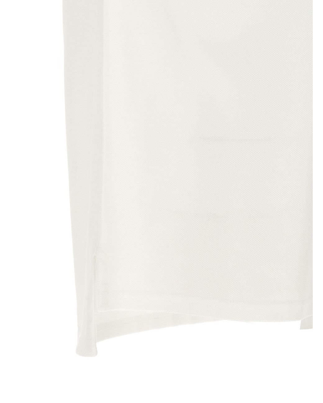Givenchy White Paris' Polo Shirt for men