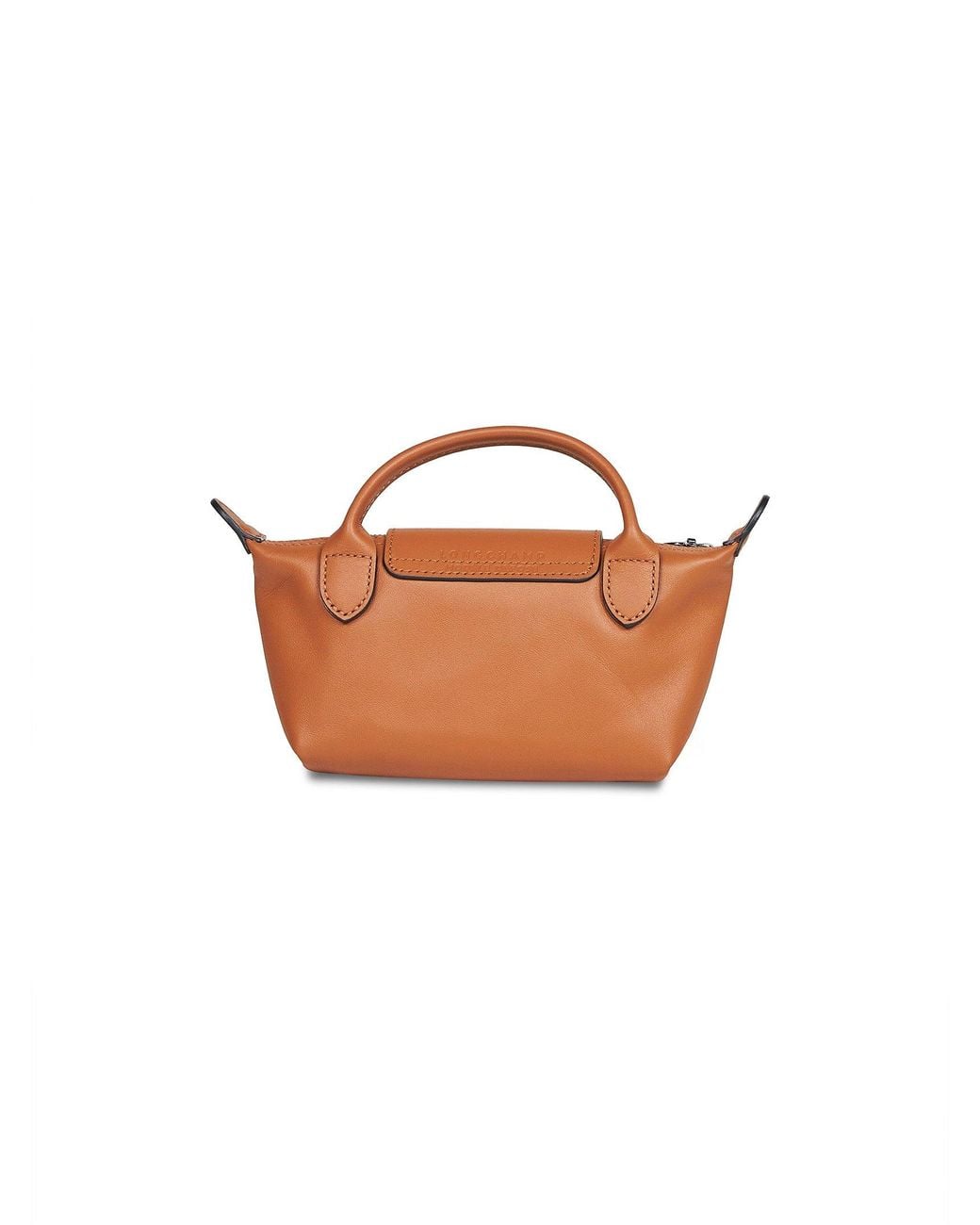 Longchamp Brown Pouch Le Pliage Xtra Xs Leather Calf
