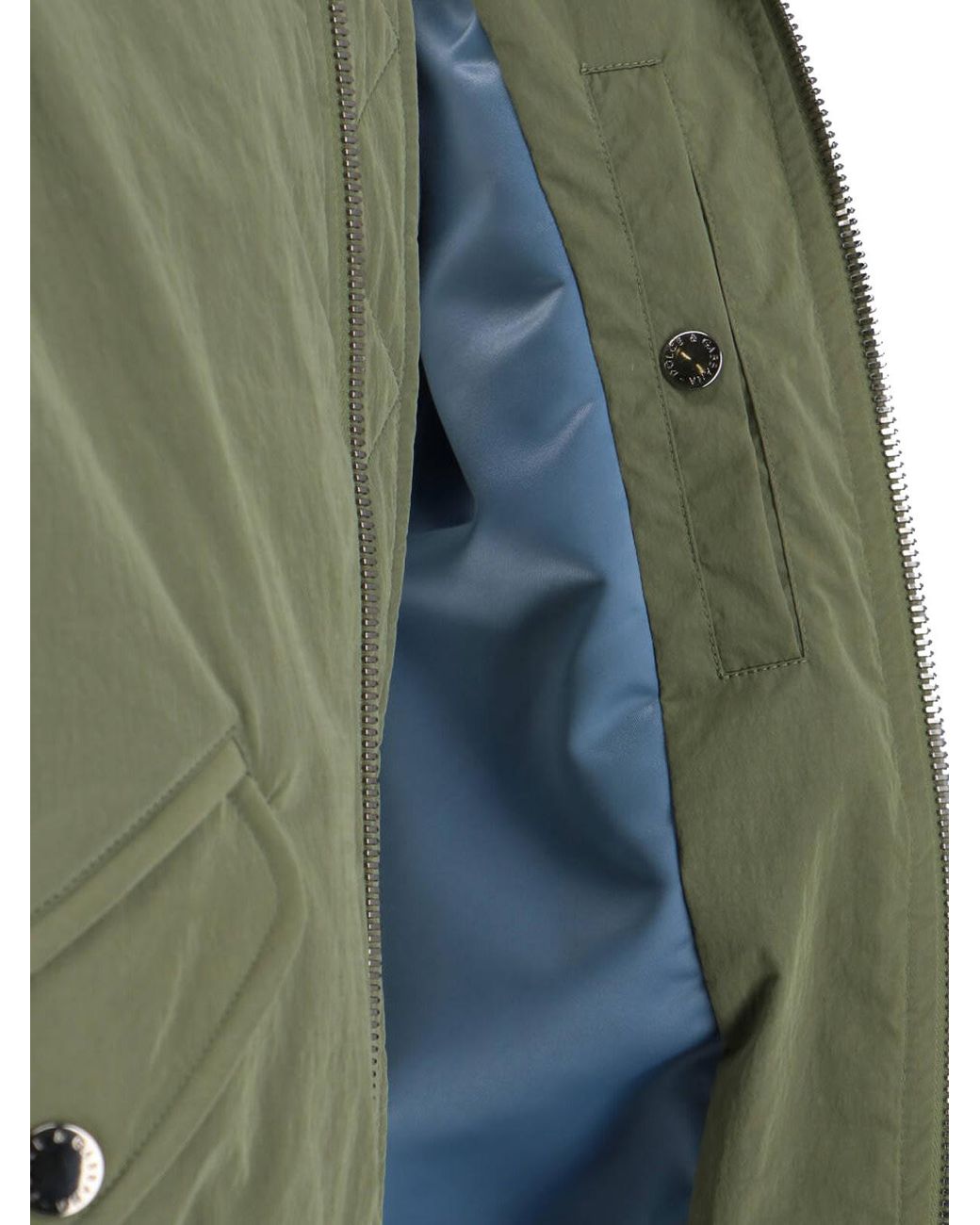 Dolce & Gabbana Green Logo Bomber Jacket for men