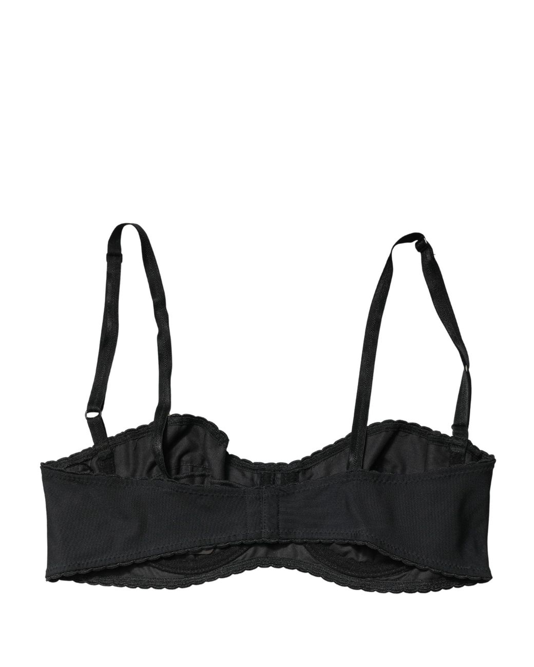 Dolce & Gabbana Black Dolce & Gabbana Semi-Pad Underwire Balconette Bra