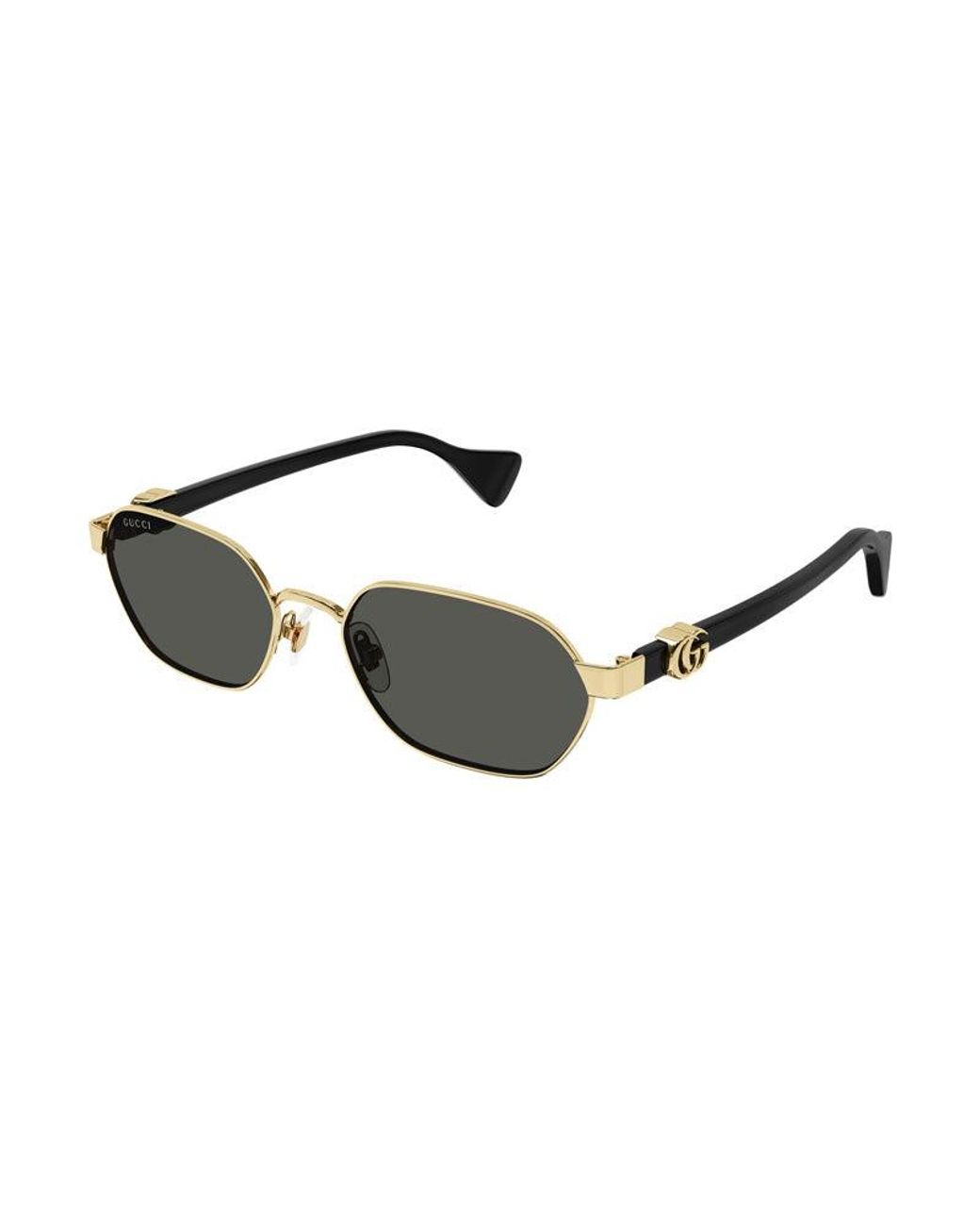 Gucci Black Sunglasses Oval Full Rim, Endura Frame And Lens Gg1593S001