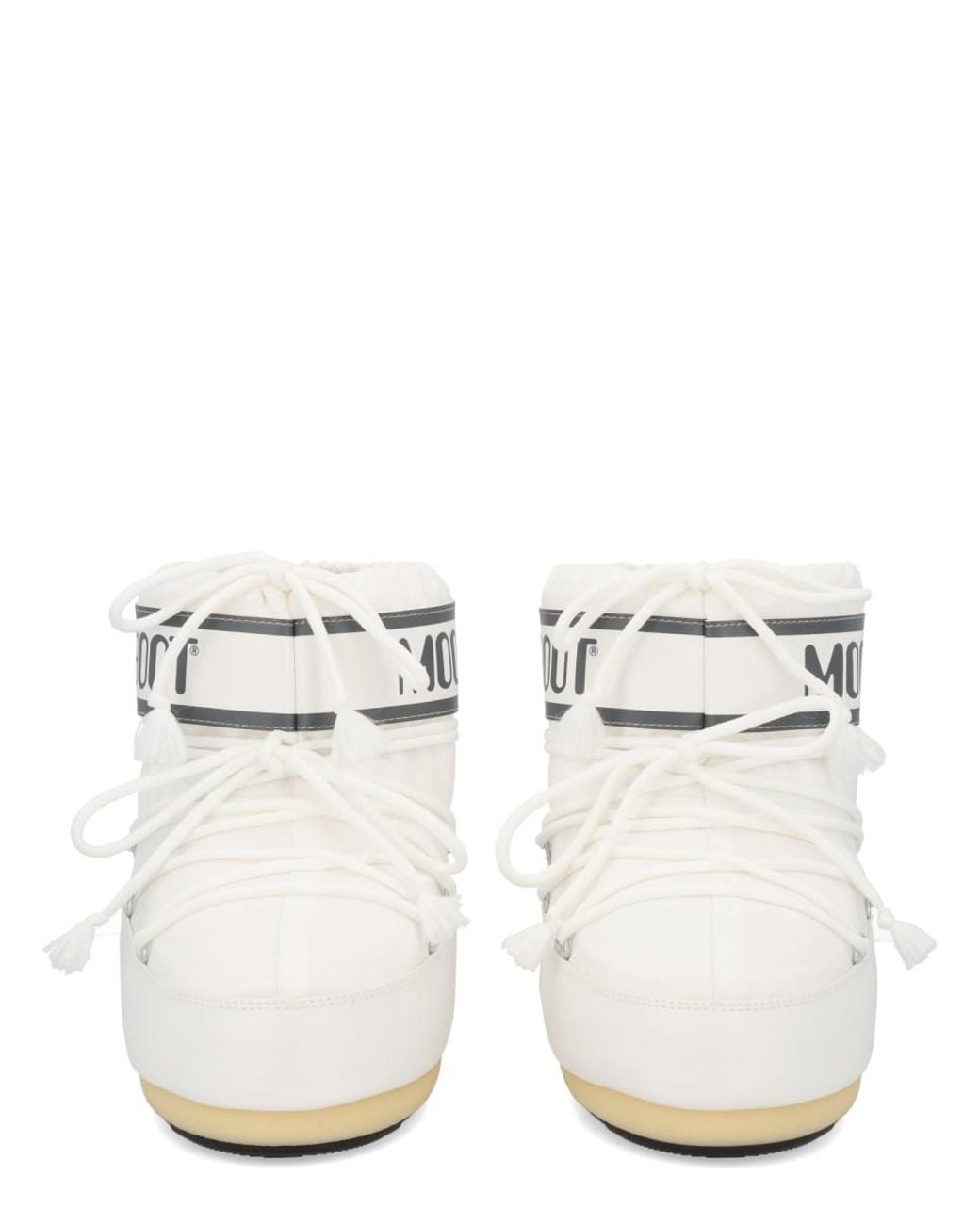 Moon Boot White Icon Low Boots Polyamide Polyvinyl Chloride