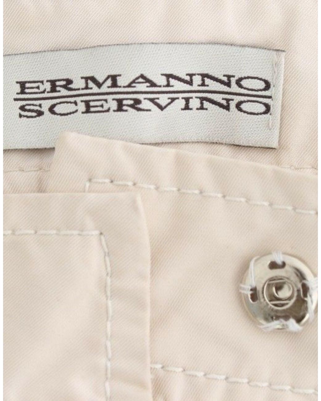 Ermanno Scervino Natural Chinos Casual Dress Pants Khakis