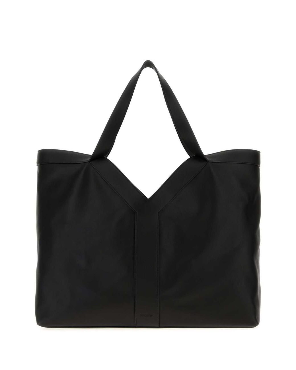 Saint Laurent Black Saint Laurent Calf Leather Shoulder Bag