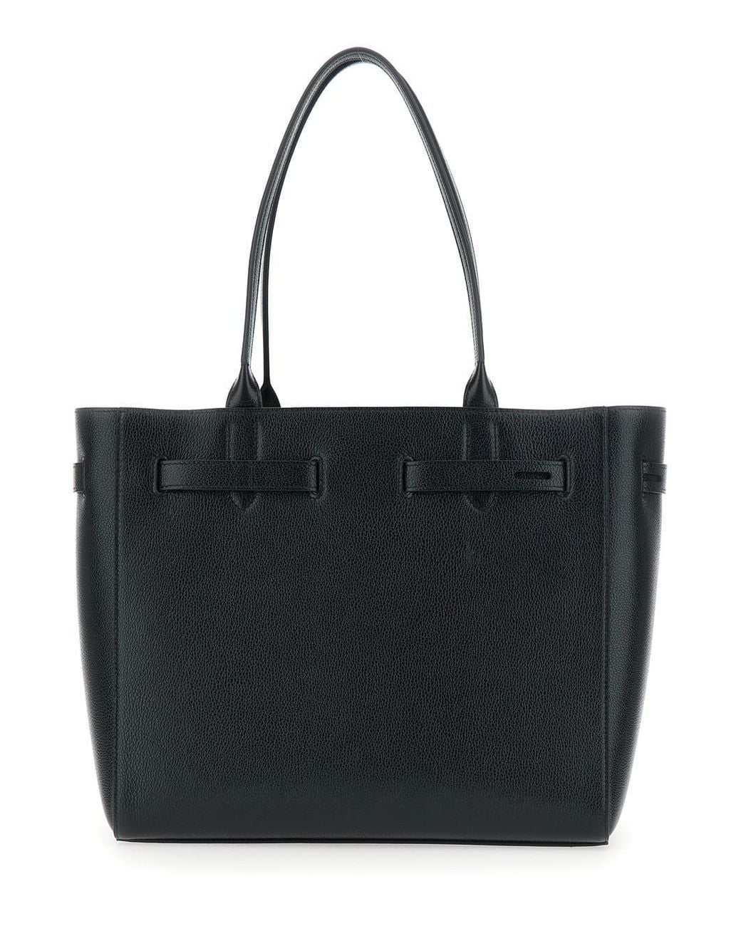 Tom Ford Black Tote Bag With T Detail