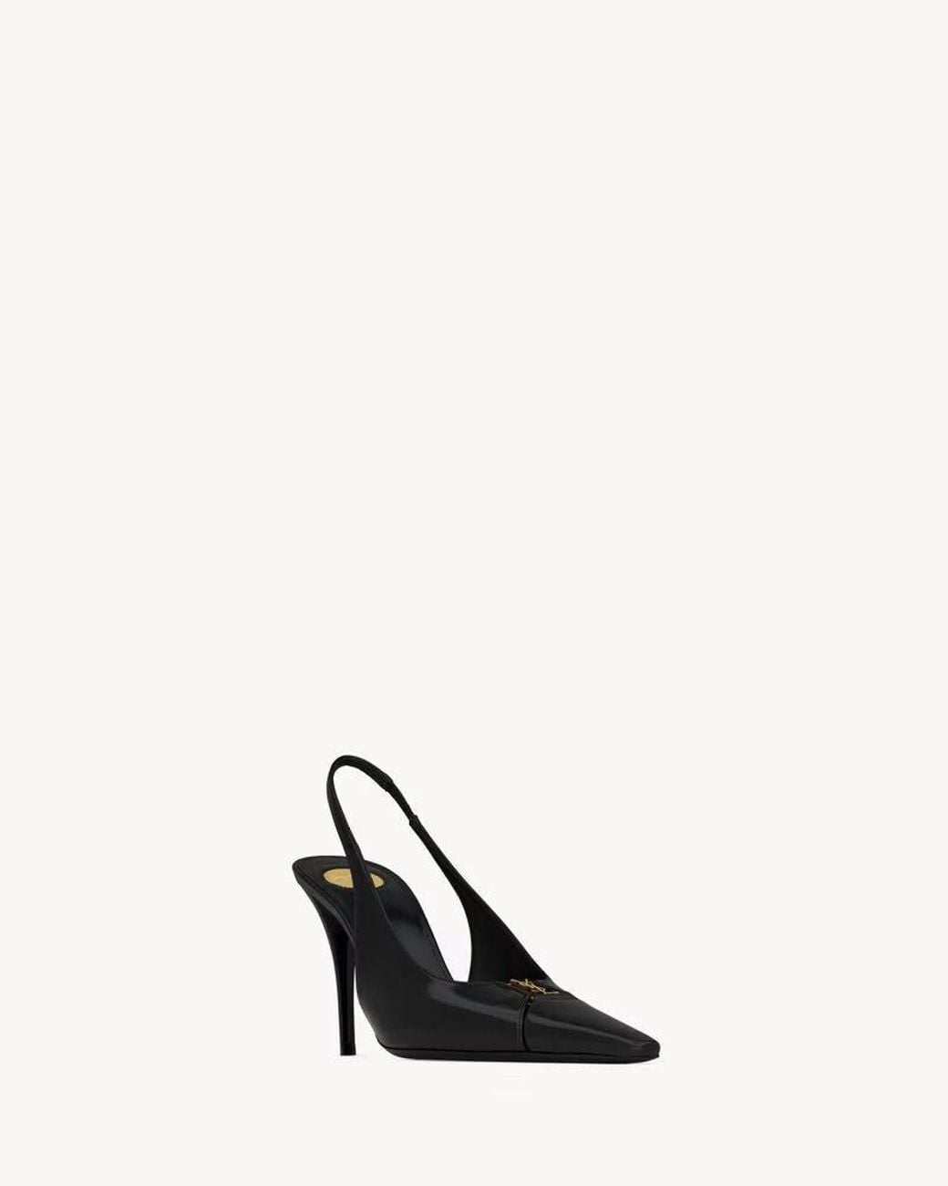 Saint Laurent White Saint Laurent Slingback Heel