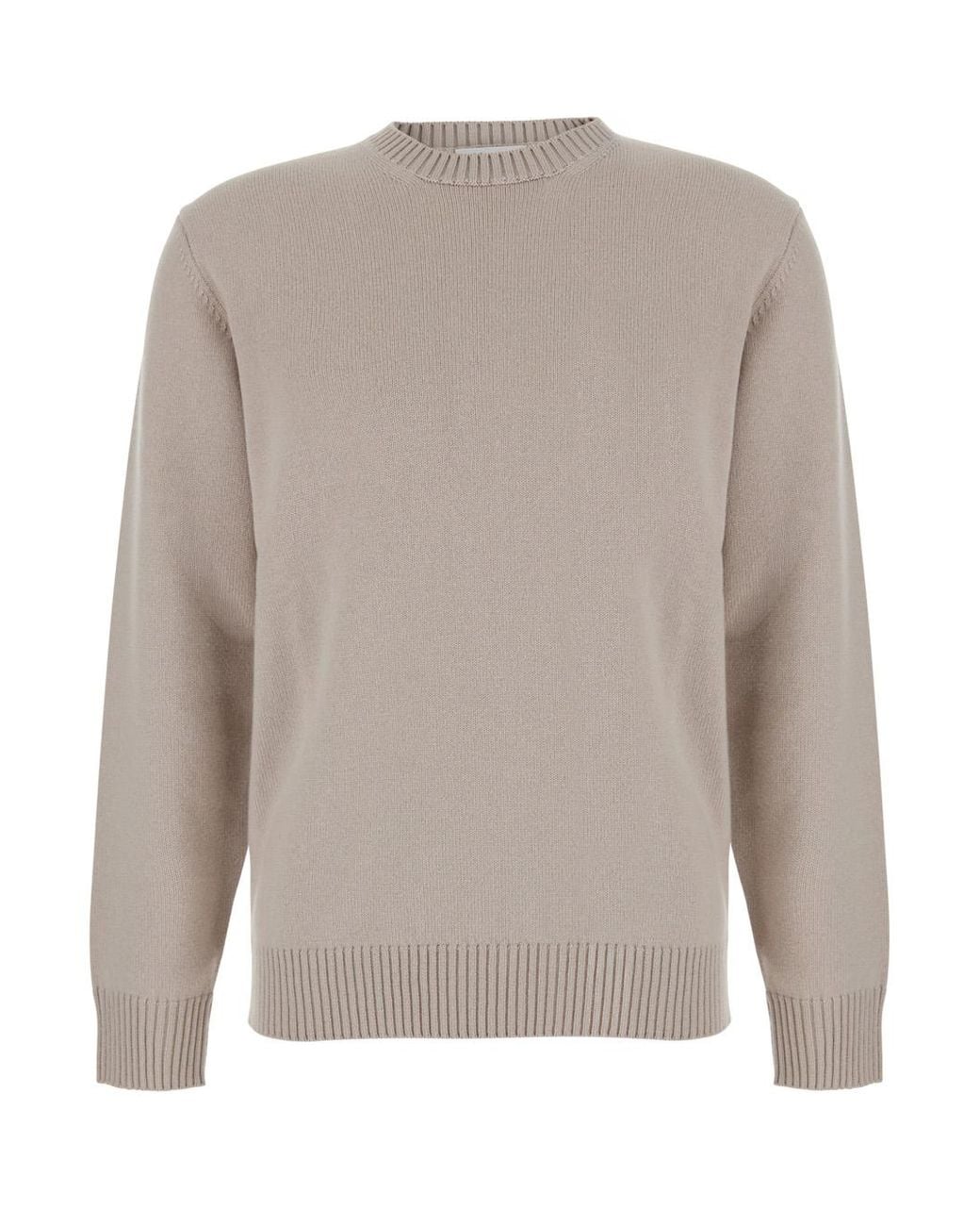 Kangra Gray Crew Neck Sweater Ml F.7Gg Wool Tops for men
