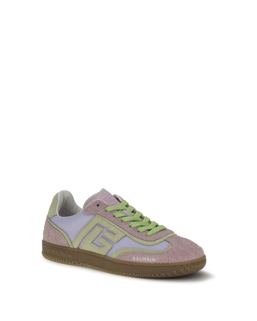 Balmain Gray Balmain Swan Sneaker