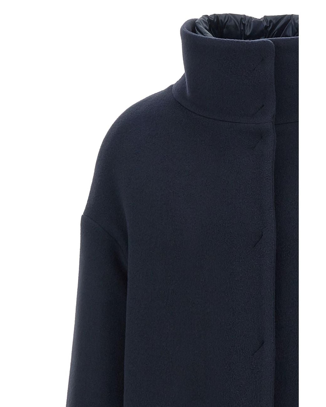 Herno Blue Coat Insert Down Jacket