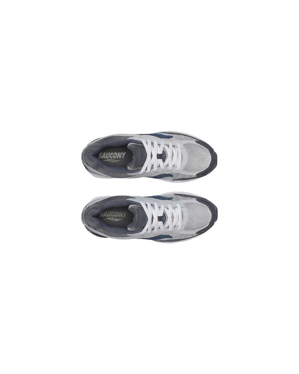Saucony Blue Gray Synthetic Athletic Sneakers for men