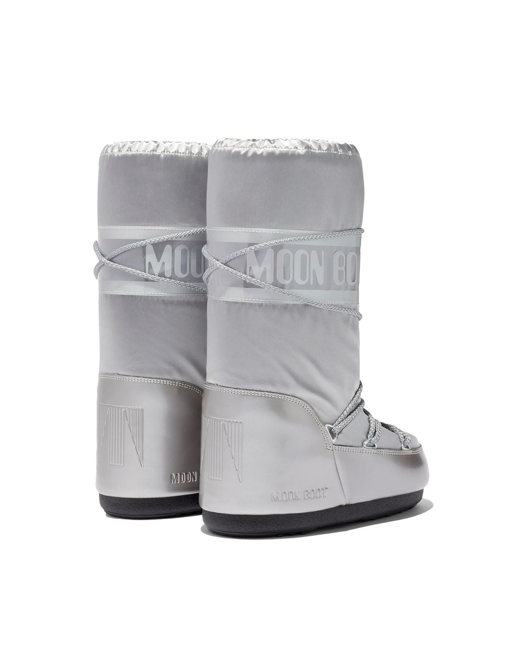 Moon Boot Gray Icon Glance Snow Boots Upper: Polyamide